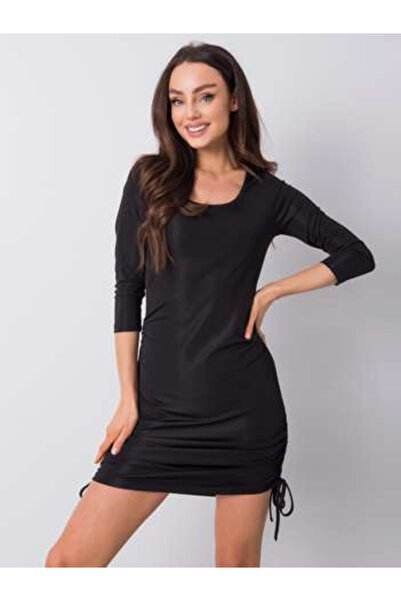 Och Bella Rochie Dama, Och Bella, Poliester, Maneca 3/4, Negru, model TW-SK-B...