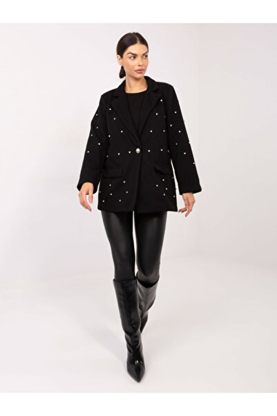Italy Moda Women's Jacket, ITALY MODA, Polyester, Applications, Black, model ...