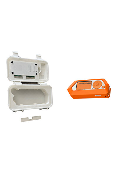 UnderShop Set de huse din silicon pentru Flipper Zero Portocaliu + Husă de tr...