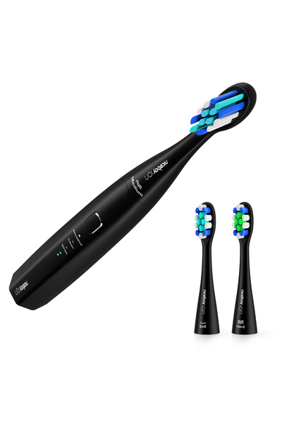 Niceboy ION Sonic-Lite Periuță de dinți sonică 60000 de vibrații 3 capete Negru