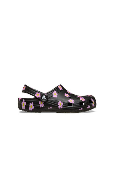 Crocs Classic Flower Clog K Children's Slippers 212670-001Black