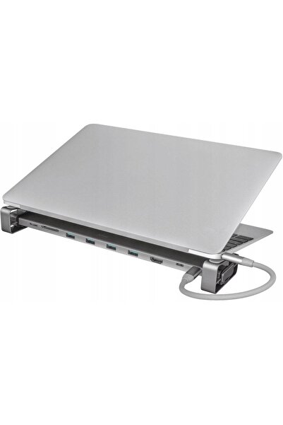 Trust Stație de andocare Hub Adaptor 10-în-1 USB-C HDMI Ethernet USB-A Cititor