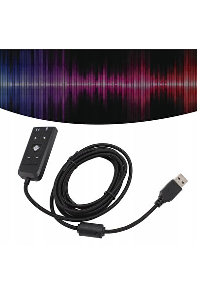 NO BRAND ADAPTOR USB PENTRU PLACĂ DE SUNET CU MUFĂ MINI JACK DE 3,5 MM PENTRU...