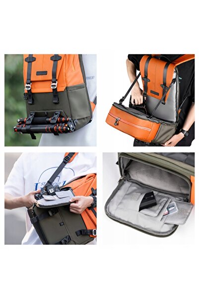 K&F CONCEPT Rucsac fotografic mare pentru aparat foto SAMSUNG