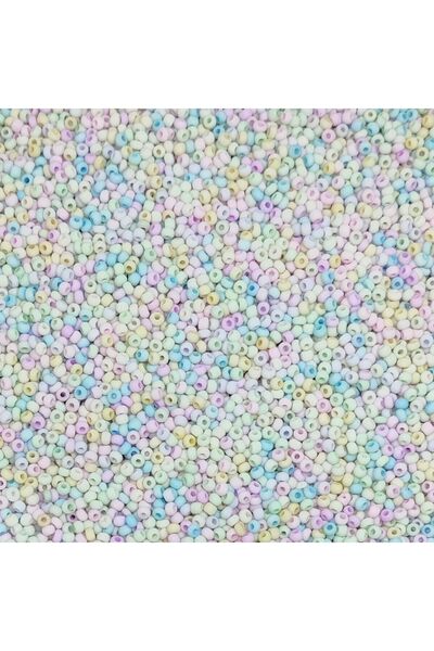 Bi hızlı 11/0 Glass Sand Beads Czechoslovakia Beads 2 mm 40 Grams Soft Mix