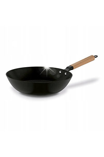 Starke Pro PATELNIA Wok cu inducție, emailat, mare, Gaz Hanoi 30cm