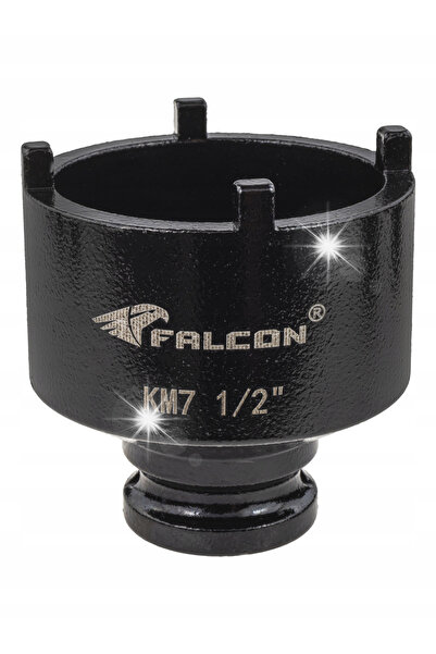Falcon Cheie pentru piulițe de rulmenți cu caneluri exterioare 1/2'' KM7