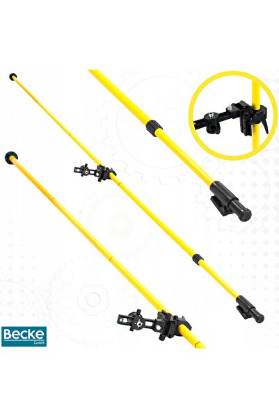 Becke Suport telescopic pentru laser, cu nivelă cu băț, reglare a înclinației...