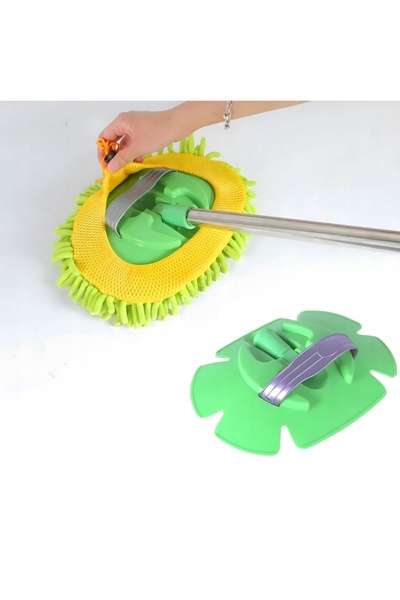 NO BRAND Perie Mop Telescopică pentru Spălarea Mașinii, a Plafonului, a Geamu...