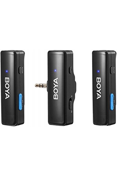 BOYA Microfon wireless Link 3 în 1 USB-C, Lightning, cameră foto