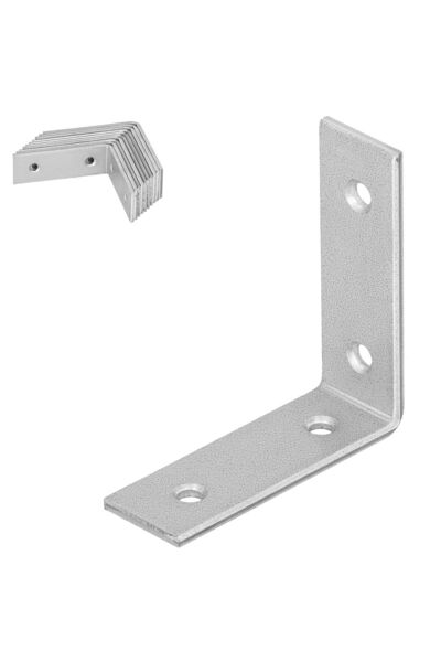 KOTARBAU Colțar de dulgher, Conector de construcții, Oțel, Galvanizat, 50x50x...