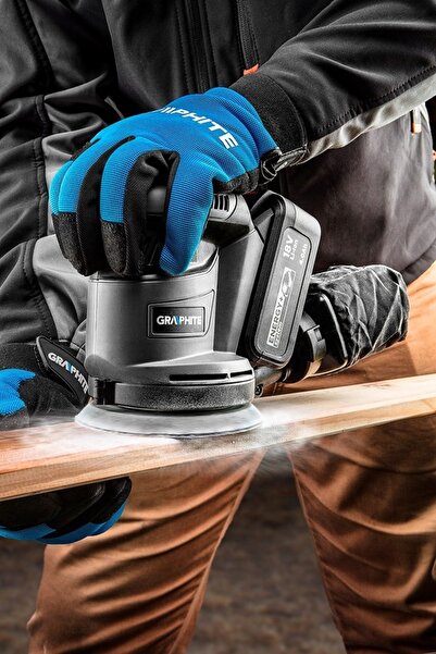 graphite Polizor excentric Energy+ 18V, Li-Ion, diametru disc 125 mm, fără ac...