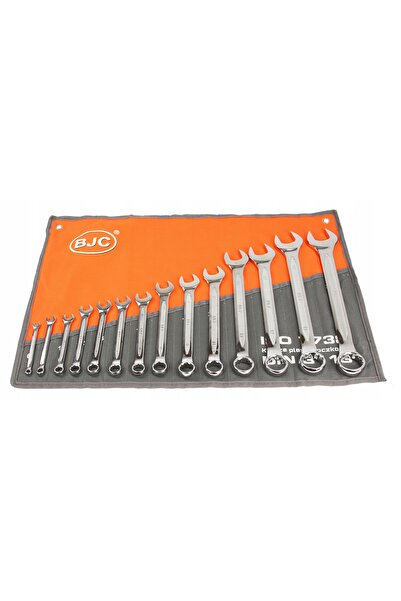 BJC Set de chei combinat 14 piese, oțel CRV, 6-32 mm, groase