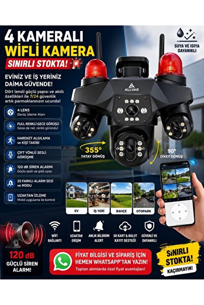 MPIA WİFİ 4 KAMERA UHD KAMERA