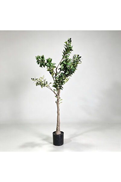 Yallabena 150cm Artificial Olive Tree in Pot, Nordic Style Faux Indoor Plant ...