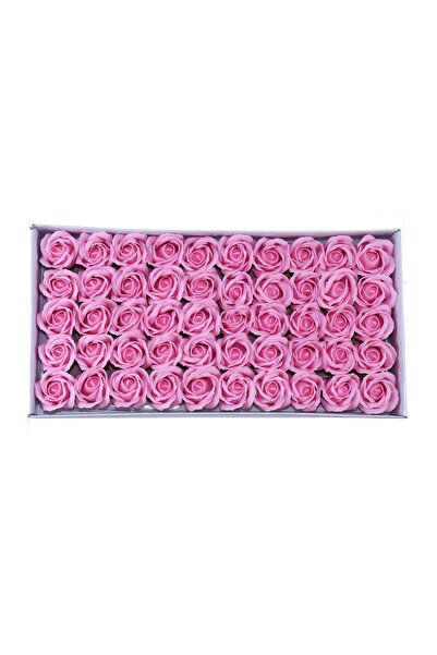 OEM Set 50 trandafiri din sapun, 5x5 cm, calitate premium, decor si cadou ele...