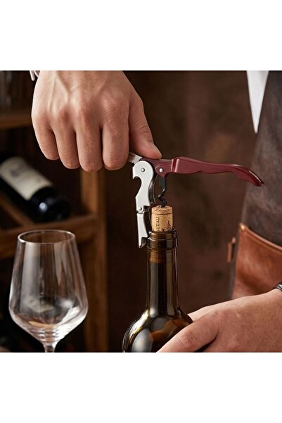 KMT Anatomical Stainless Steel Seahorse Wine Bottle Opener, Bar Tool for Home...