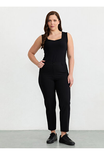 Selen Siyah Kadın Pantolon 26YSL5577