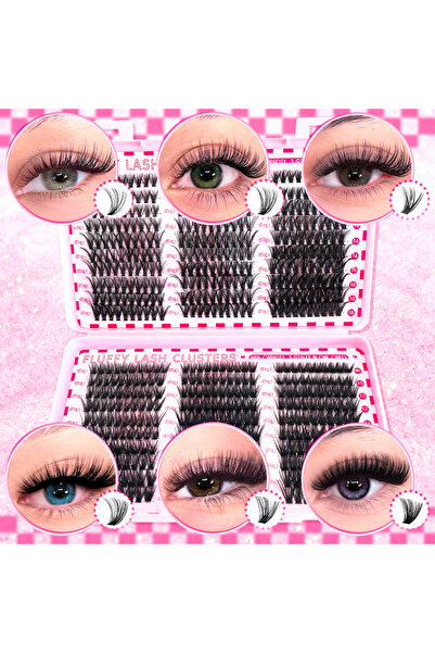Choice9 0.07mm D PS 30-100 6 types 480/800pcs Individul Claster Eyelash Natur...