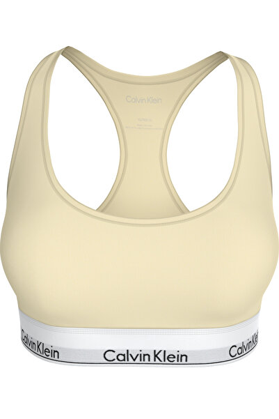 Calvin Klein Women's Cotton Feel the Yellow Unlined Bralet