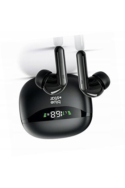 Blue Star Press Căști T60 TWS negre intraauriculare wireless pentru Samsung G...