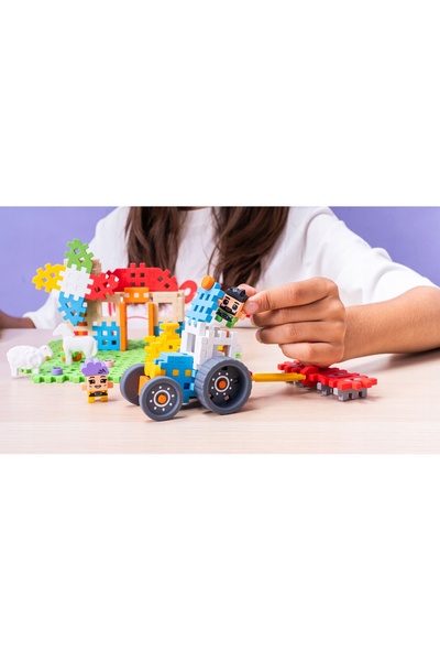 Marioinex MINI FERMOAR DE VAFLE BLOCURI DE CONSTRUCȚIE MOARĂ TORSIONATĂ 100 EL.