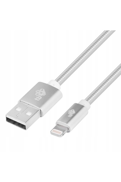 Tbkcase Cablu USB-Lightning 1.5m argintiu MFi
