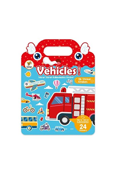 Lino My First Reusable Sticker Book Vehicles Ls-501