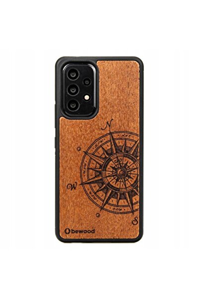 BewooDesign Husă din lemn pentru Samsung Galaxy A53 5G TRAVELER MERBAU