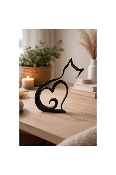 IMALDI PRO Home Decoration - Minimalist Cat 3D Sculpture – One Line Art – Mod...