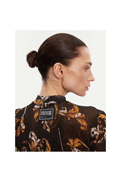 VERSACE JEANS COUTURE Pulover de damă 78HAFM07 CMN45 Negru