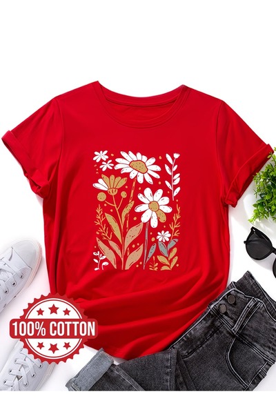 PAVRO Unisex Comfortable Fit Tshrit Mixed Printed Tshirt