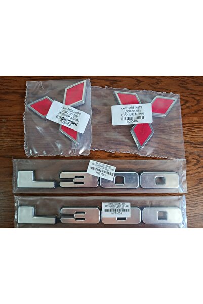 restinal Mitsubishi Panjur Arma L300 Lettering Set Compatible with 1991 - 199...