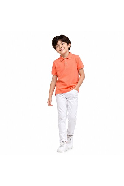 PALM PEANUTS Boys Premium Cotton Polo T-Shirt – Short Sleeve Classic Collar C...