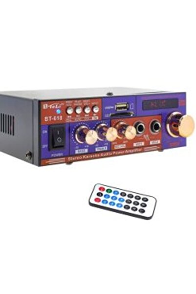 Treqa Ενισχυτής με λειτουργία Καραόκε-Bluetooth-FM-USB-TF-AUX και Τηλεχειριστ...