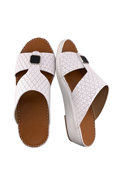 Cirino ( D-2026 ) Handmade Arabic Men's Slippers | Outdoor Arabic Sandals For...