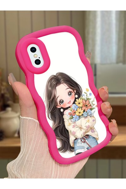 Hontinga حافظة متوافقة مع هاتف iPhone XS، حافظة حماية للكاميرا من السيليكون ا...