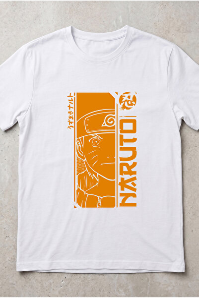 Silkensoul Naruto Uzumaki Anime Printed Standard Cut Unisex Tshirt