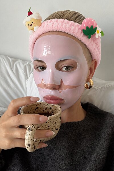 TAKIŞTIR Açık Pembe Renk Karışık Figürlü Peluş Saç Bandı