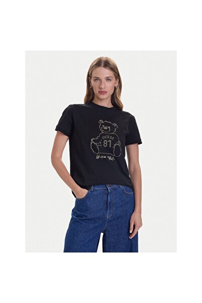 Guess Tricou de damă V5BI16K8FQ4 Negru