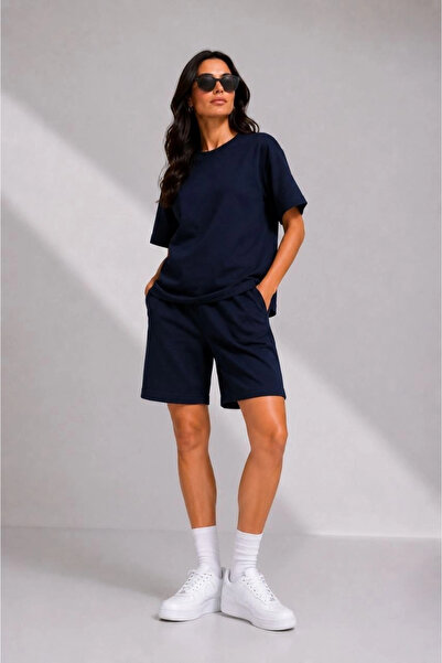 Keops Women's Premium Osy Modal Soft Textured T-Shirt Pocket Shorts Top and B...
