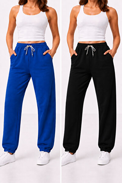 ZİYMO 2-Piece Women's Elastic Waist Trackpants