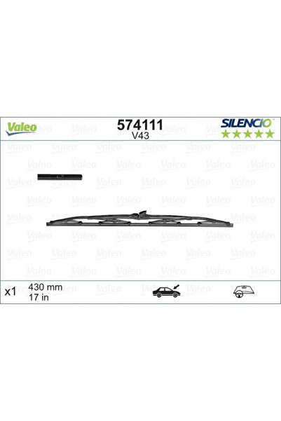 VALEO Silencio чистачка 430 мм