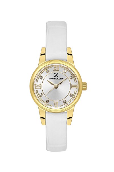 Daniel Klein Kasa Gold Cord White Color 25 mm Women's Wristwatch with Gift Pa...