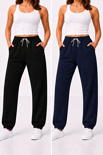 ZİYMO 2-Piece Women's Elastic Waist Trackpants