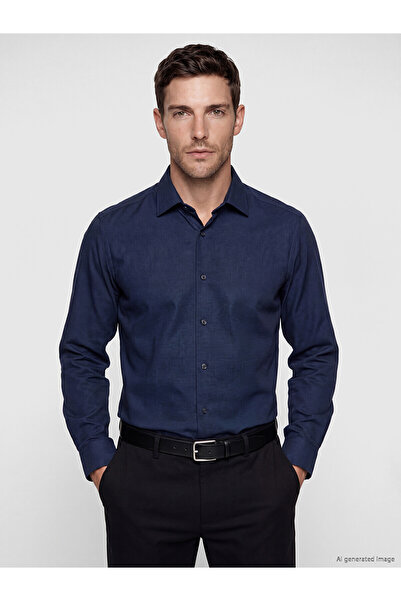 LC Waikiki Peak New Season Slim Fit Dobby Men's Shirt