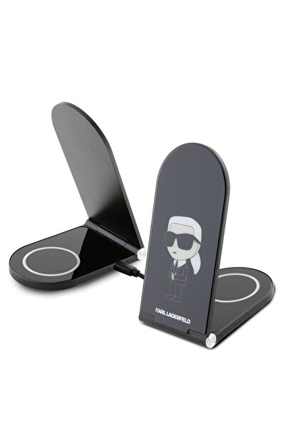 OEM Karl Lagerfeld Ikonik Wireless Magsafe Desk Charger Pad Μοντέρνος Διπλός ...