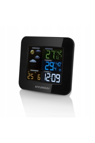 NO BRAND Stație meteo HYUNDAI WS8446 afișaj ceas deșteptător