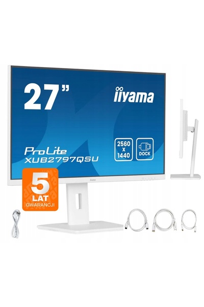 NO BRAND Monitor IIYAMA ProLite XUB2797QSU-W2 27 2560x1440px 100Hz 1 ms
