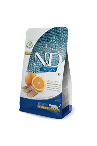 Farmina Hrană pentru pisici Ocean Hering și Portocală Adult 1.5 kg